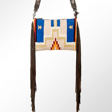 American Darling Cross Body Saddle Blanket Genuine Leather Western Women Bag Handbag Purse | Crossbody for Cute
